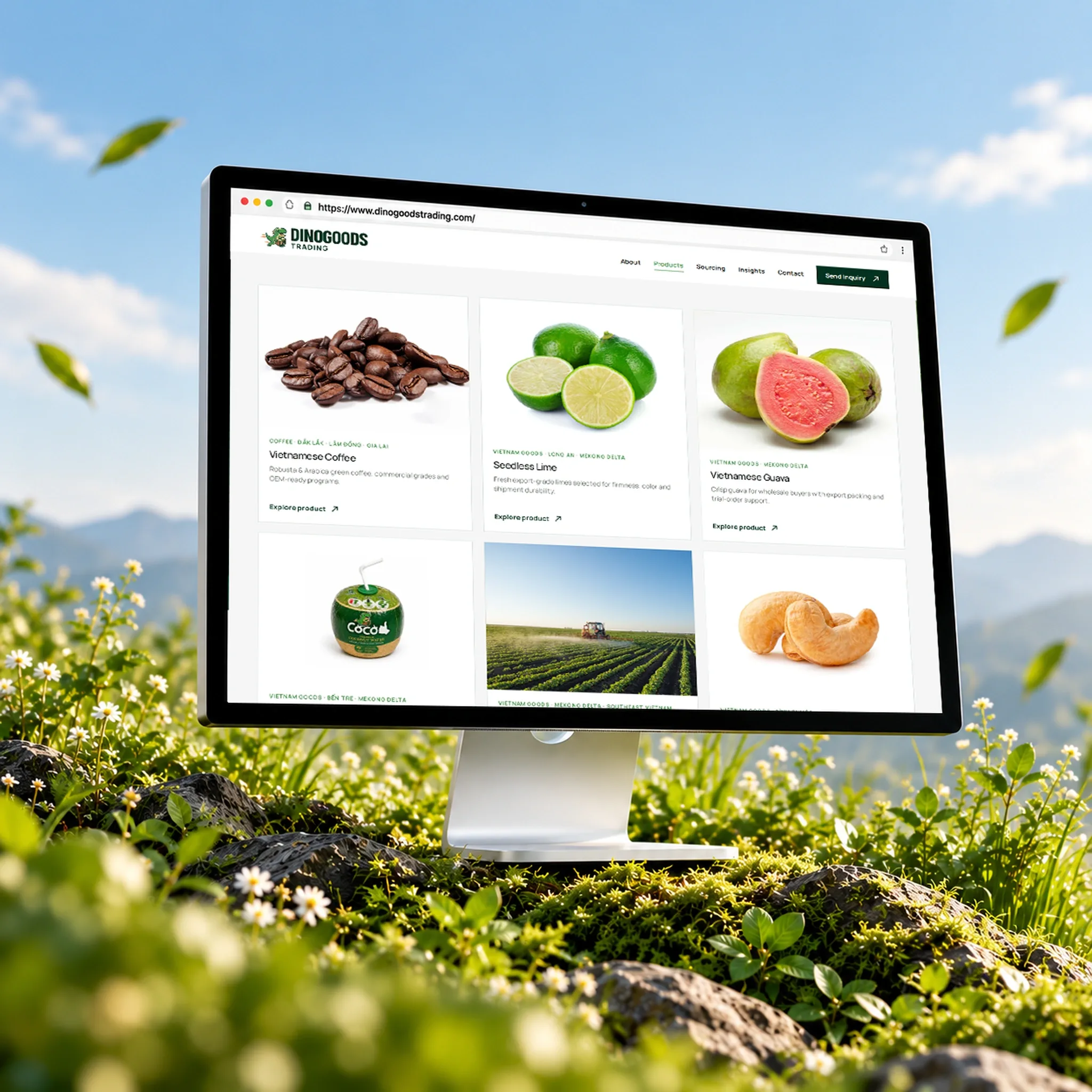 DINOGOODS Trading — Corporate Export Website